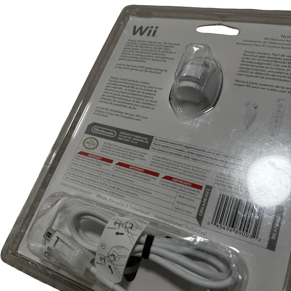 Nintendo OEM Wii Nunchuk Controller Brand NEW